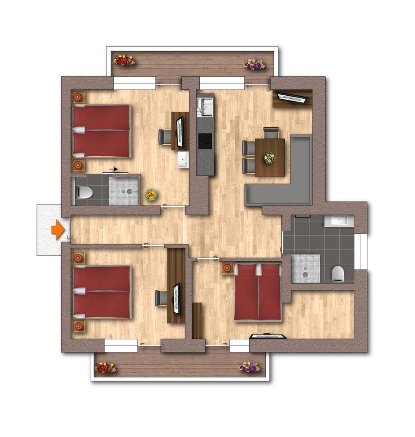 Alma Appartements マイヤーホーフェン エクステリア 写真